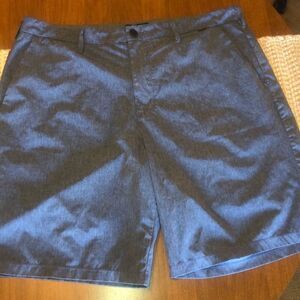 Hurley Grayish Blue Board Shorts Swimwear Trunks Men size 38 NWOT
